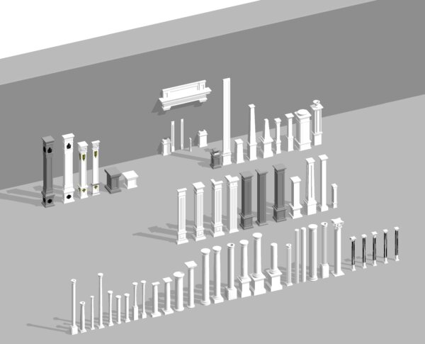 Classic Column Revit Family