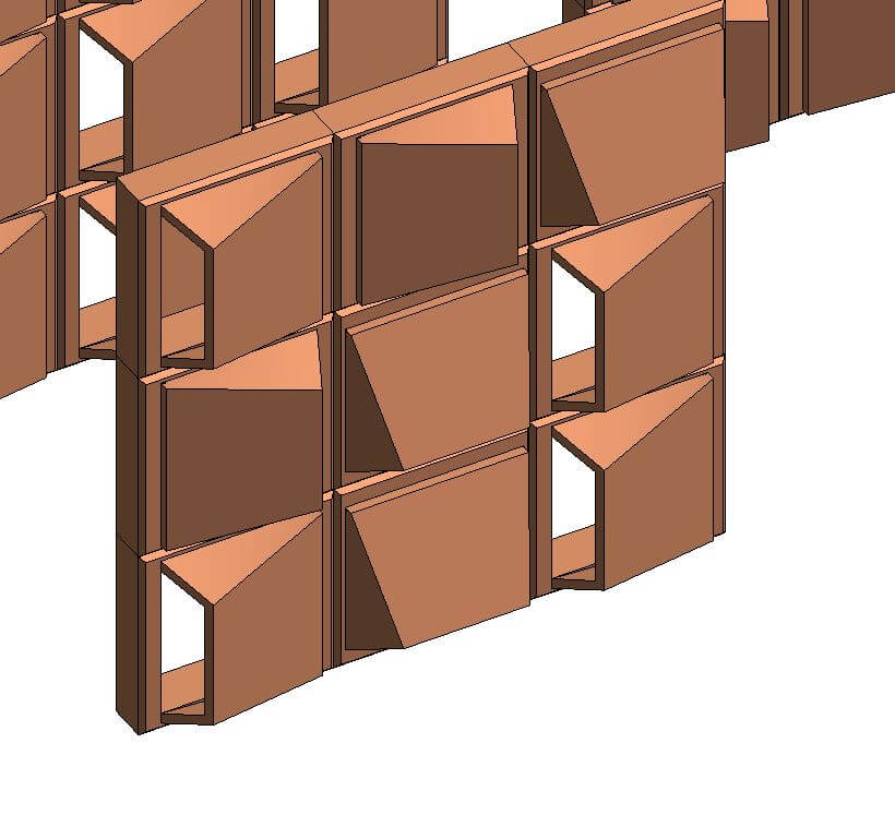 Clay Ventilation Jali Block Vol2 2 Clay Ventilation Jali Block Vol2 - Image 2