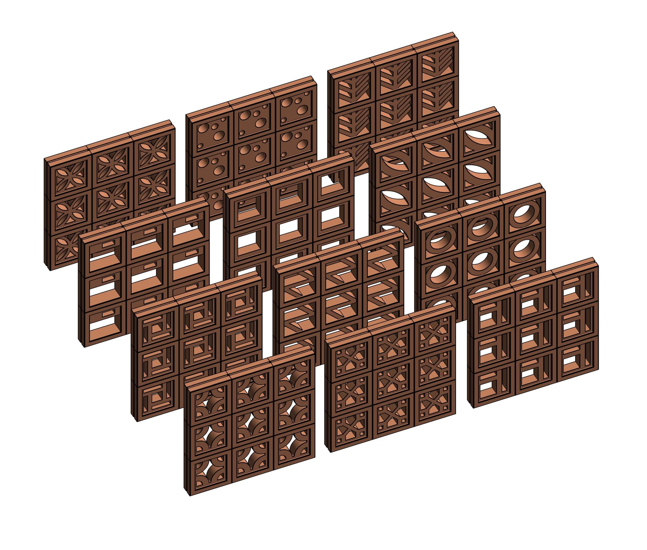 Clay Ventilation Jali Block Vol3 1 Clay Ventilation Jali Block Vol3