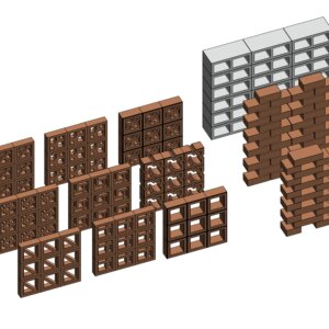Clay Ventilation Jali Block Vol4